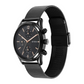Titan Neo Black & Gold Quartz Analog with Day and Date Black Dial Stainless Steel Strap Watch for Men 1805NM05