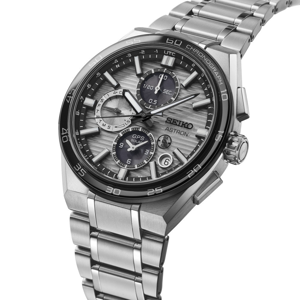 Seiko Astron GPS Solar 5X Dual-Time Chronograph Watch - SSH177J1