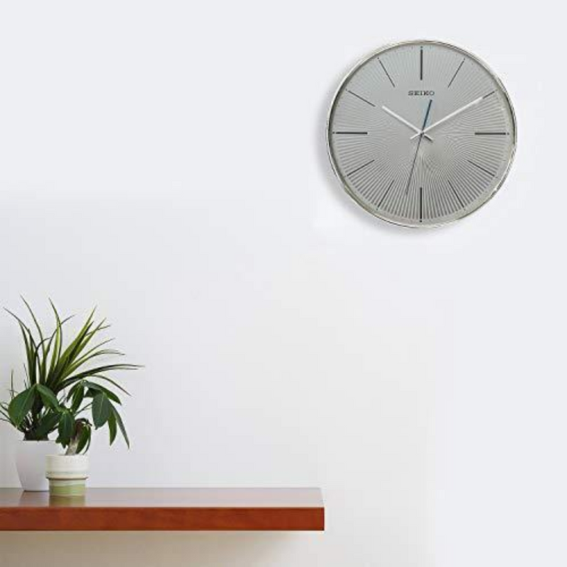 Seiko Wall Clock with Textured Dial QXA733SN