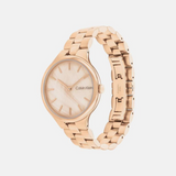 Calvin Klein Linked Female Mother Of Pearl Analog Stainless Steel Watch 25200427