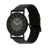 Titan Quartz Analog Black Dial Leather Strap Watch for Men 1595NL01