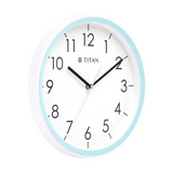 Titan Contemporary White Dial Blue Color Silent Sweep Technology - W0055PA02 - KRISHNA WATCH COMPANY