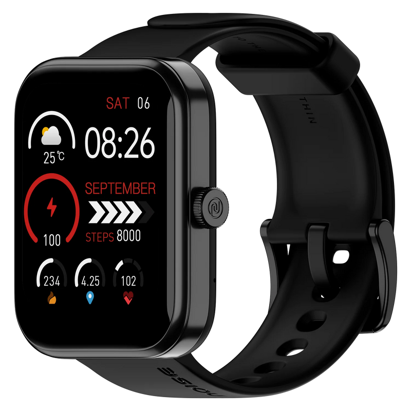 Noise ColorFit Pulse Grand 3 Smartwatch - Jet Black