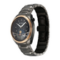 Titan Stellar Quartz Multifunction Black Dial Stainless Steel Strap Watch for Men 10010KM01