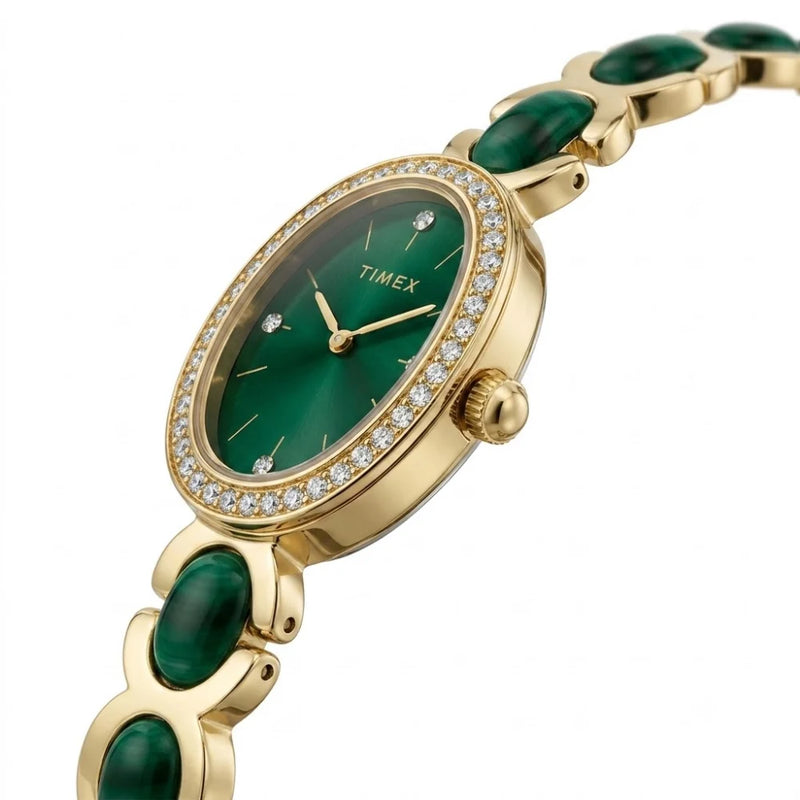 Timex Green Dial Women's Watch - TWEL28201