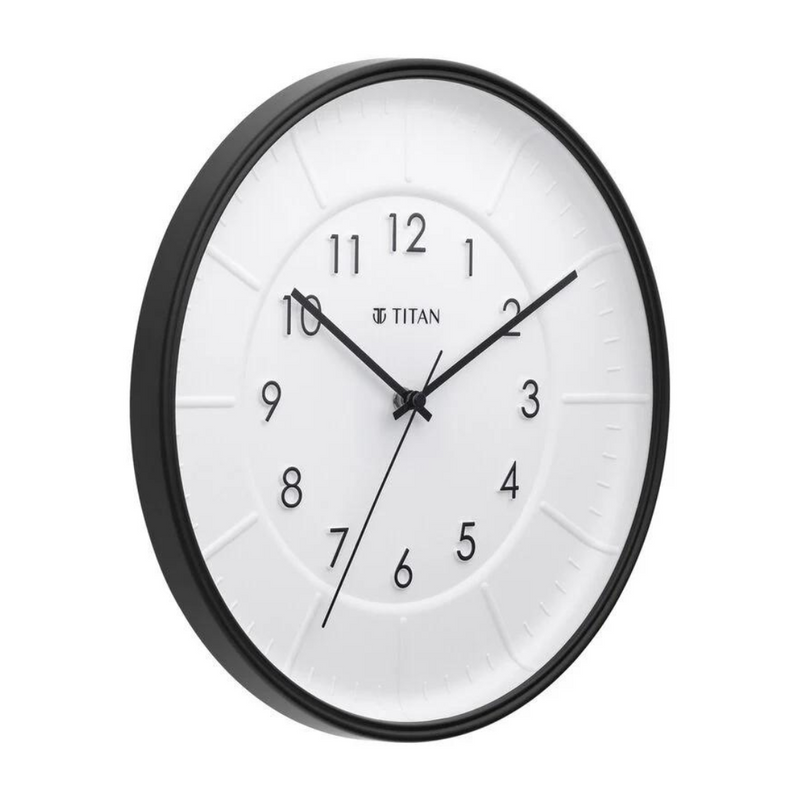 Contemporary Wall Clock with Raised Numbers - 30.8 cm x 30.8 cm (Medium)  W0041PA01A