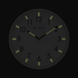 Titan  White-Lume Wall Clock: Stylish Nighttime Illumination W0055PA01