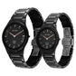 Titan Edge Pair Black Dial Analog Ceramic Strap watch for Couple 16962653NC01P (DL172)