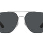 RAY-BAN SUNGLASSES | GUNMETAL SUNGLASSES ( 0RB3714I | IRREGULAR | GUNMETAL FRAME | GREY LENS )