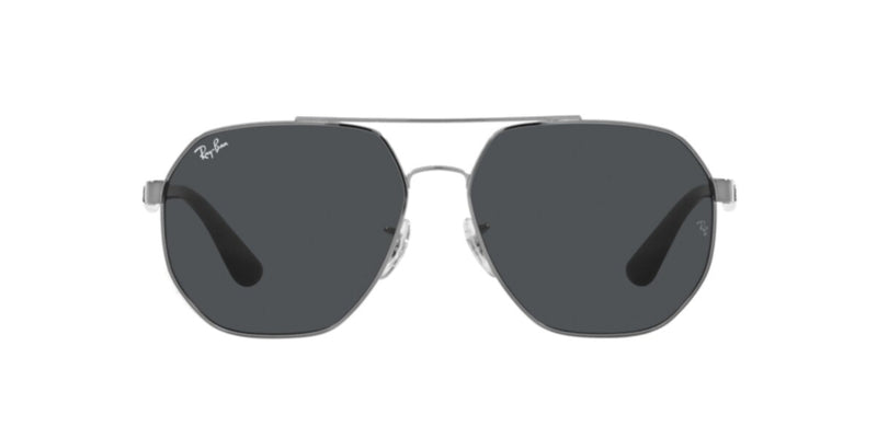 RAY-BAN SUNGLASSES | GUNMETAL SUNGLASSES ( 0RB3714I | IRREGULAR | GUNMETAL FRAME | GREY LENS )