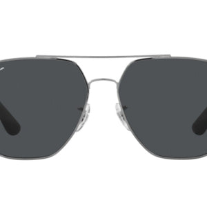 RAY-BAN SUNGLASSES | GUNMETAL SUNGLASSES ( 0RB3714I | IRREGULAR | GUNMETAL FRAME | GREY LENS ) - KRISHNA WATCH COMPANY