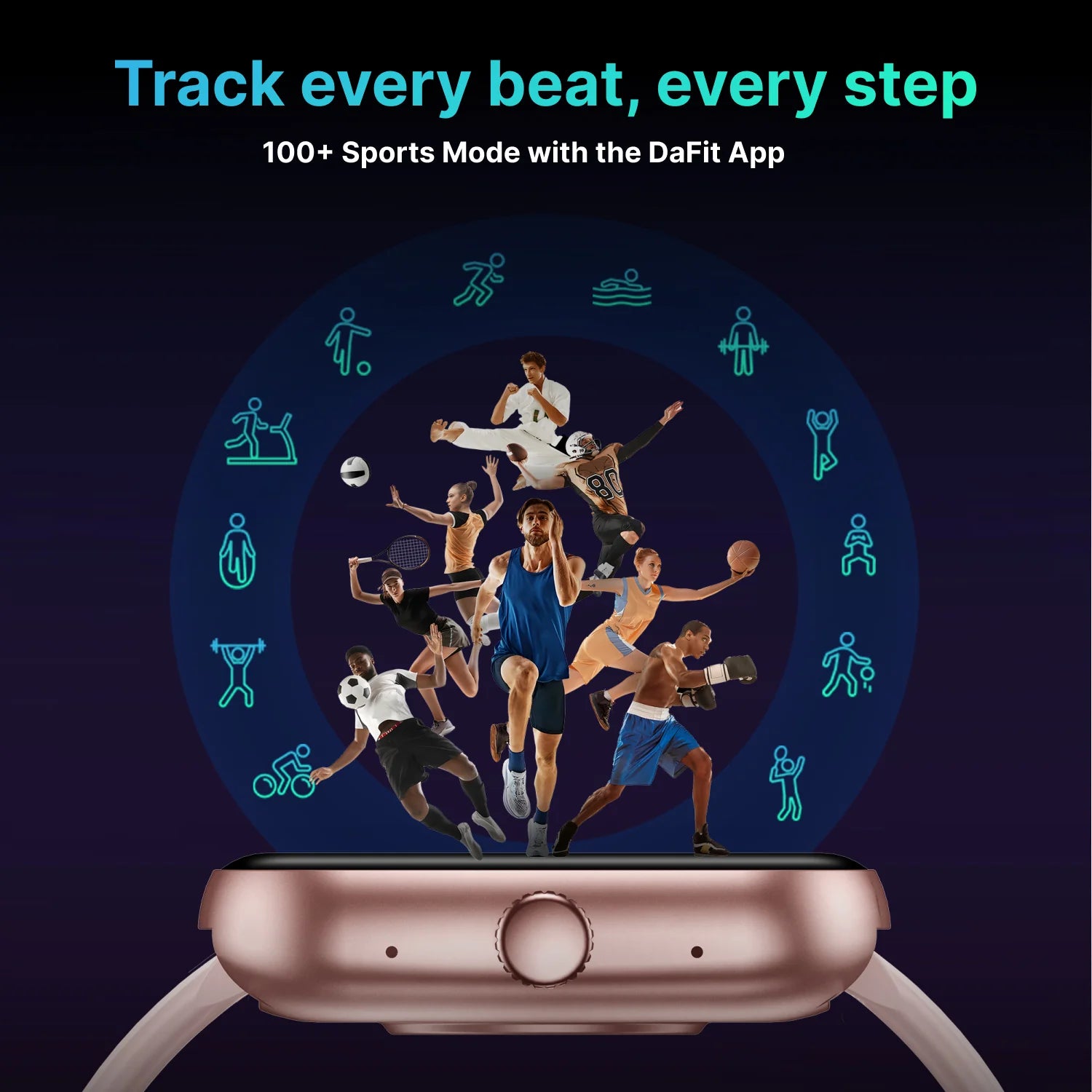 Timex iConnect Calling Ace 1.83 inches (4.64 cm) Display with Functional Crown and BT Calling Smartwatch For Unisex - TWIXW1101T