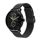 Titan Black and Gold Black Dial Analog with Day and Date Stainless Steel Strap Watch for Men 1833NM01