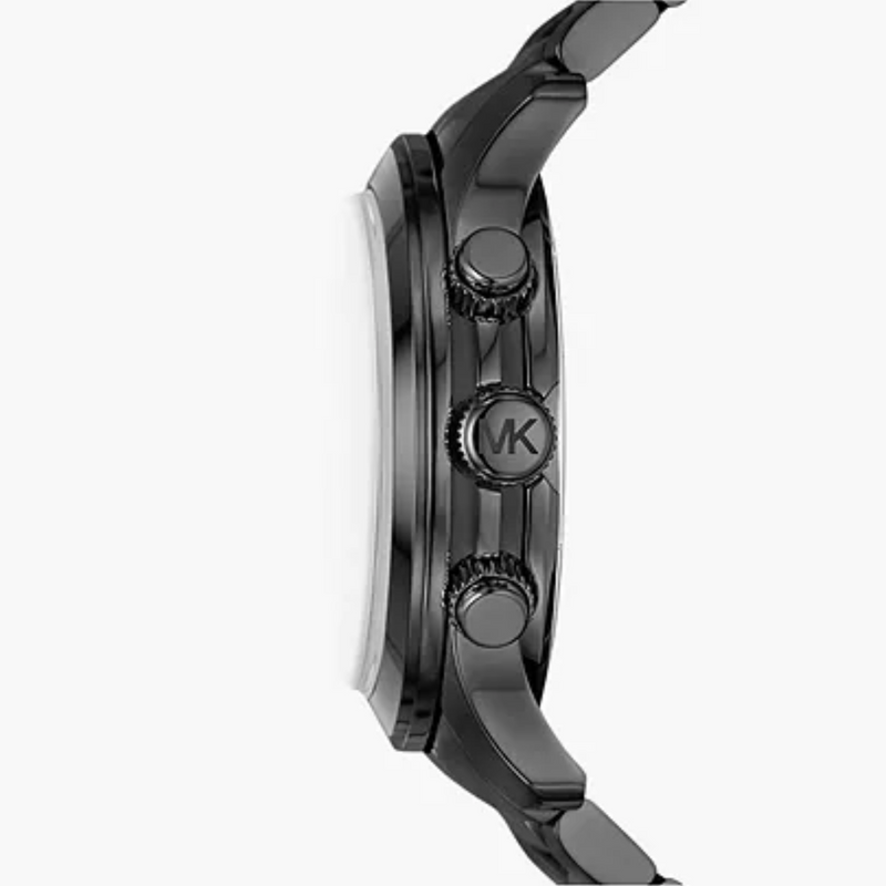 Michael Kors Runway Chronograph Black Stainless Steel Watch - MK9073 - KRISHNA WATCH COMPANY