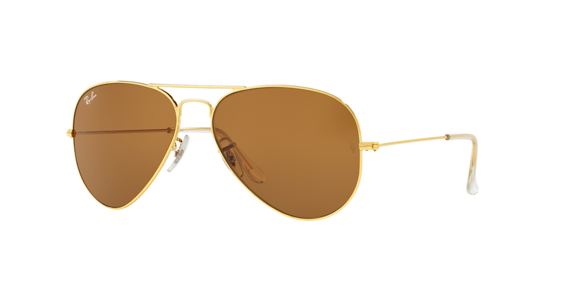 Ray-Ban Unisex UV Protected Brown Lens Pilot Sunglasses - 0RB3025I L9797 58