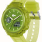 Lacoste LC33 Dual-Display Multifunction  Green Silicone Strap 2011432