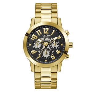 Guess Mens Gold Tone Multi-function Watch GW0627G2 - KRISHNA WATCH COMPANY