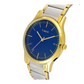 Timex Men Blue Round Analog Dial Watch- TW000R449