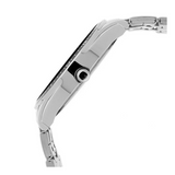 Titan Black Dial Silver Stainless Steel Strap Watch 1582KM02