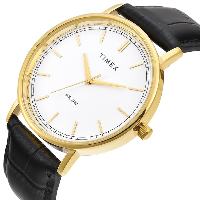 TIMEX White Round Dial Analog Mens Watch - TWTG12200 - KRISHNA WATCH COMPANY
