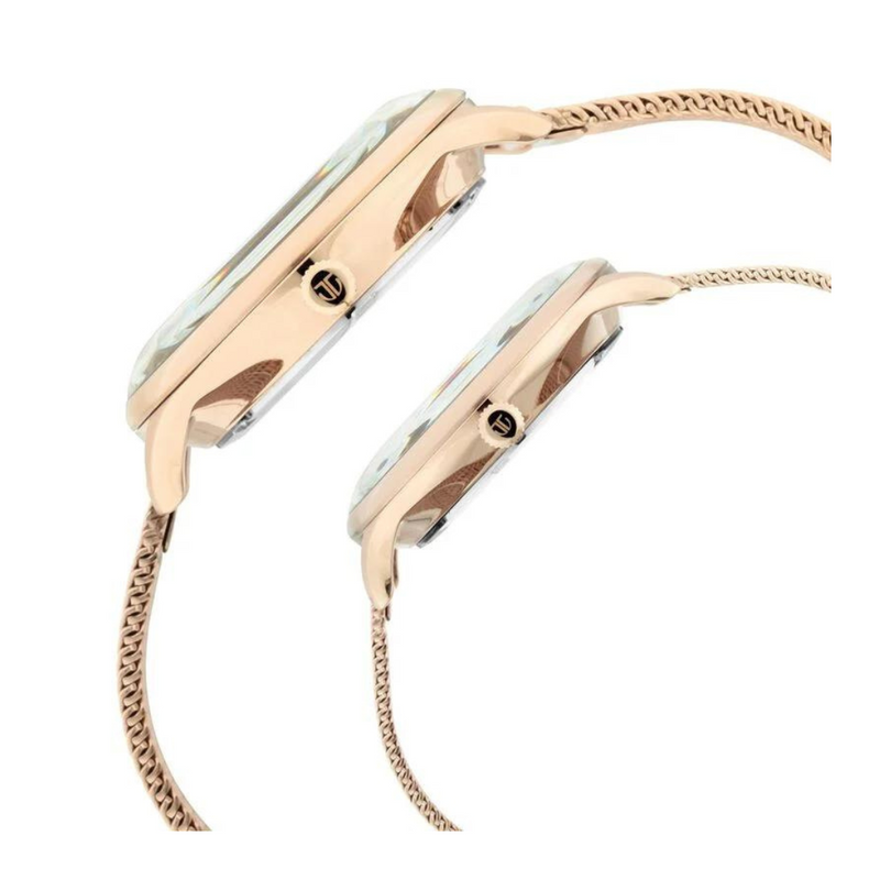 Titan Quartz Multifunction White Dial Watch for Couple - 9400394203WM01