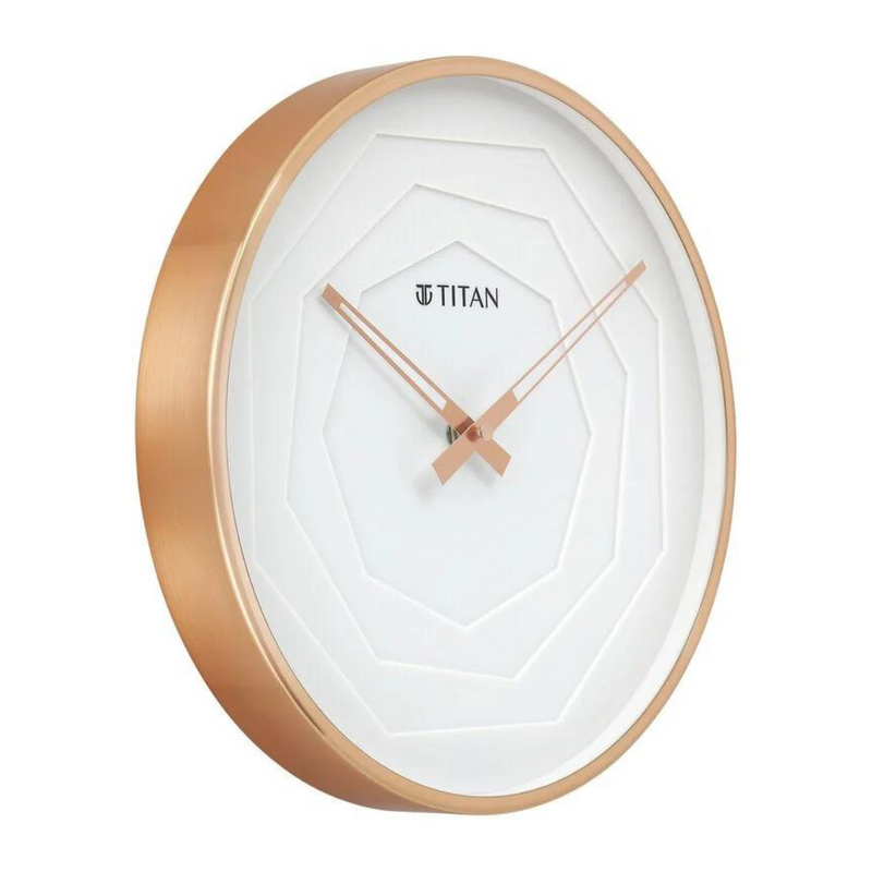 Titan WALL Clock with Multi-layered White Dial - W0078MA02 - KRISHNA WATCH COMPANY