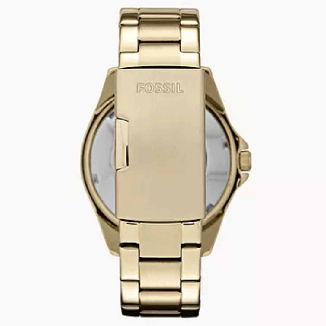 Riley Multifunction Gold-Tone Stainless Steel Watch ES3203
