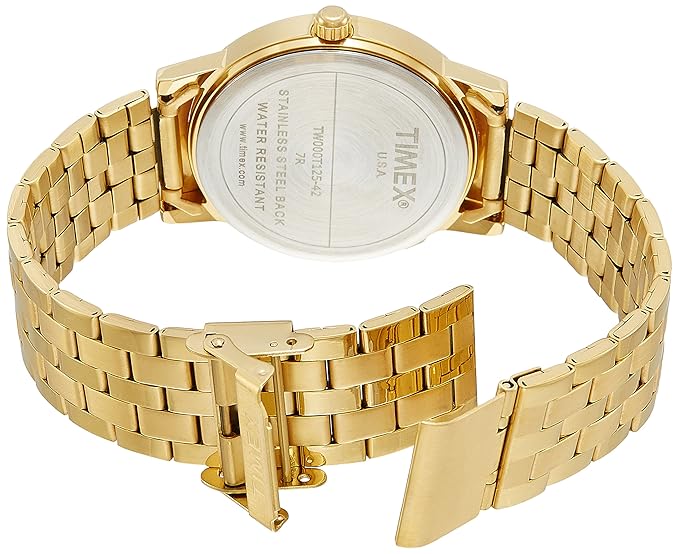 Timex Stainless Steel Analog Black Dial Men's Watch-Tw000T127