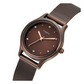 Timex Women Brown Round Analog Dial Watch- TW0TL8718