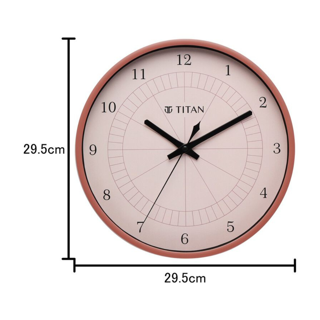 Titan analog wall clock sales