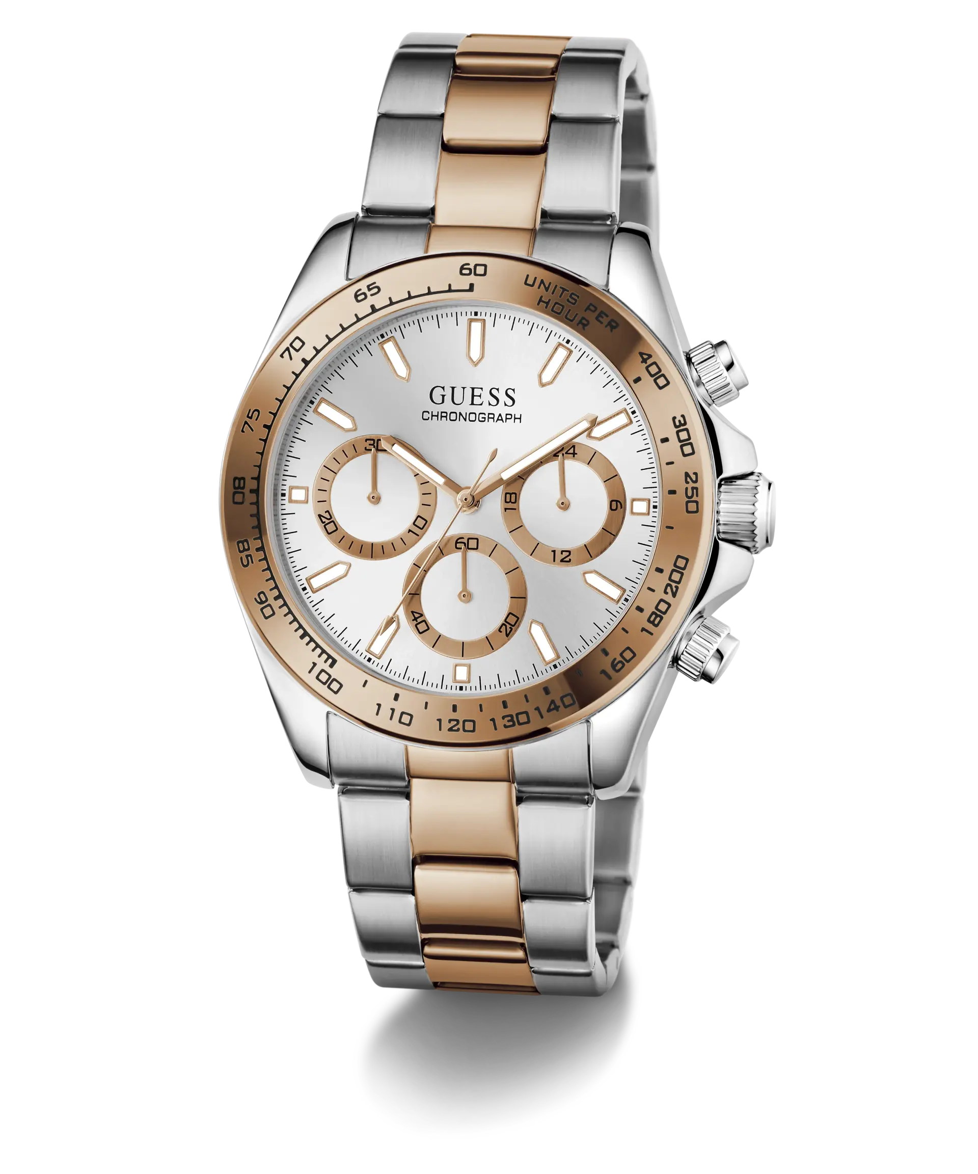 GUESS Stainless Steel Analog 42 mm Watch GW1058G6