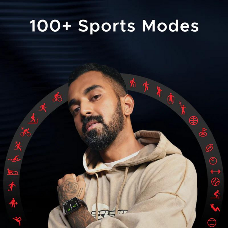 Boat Cosmos Plus Brown Leather Smartwatch with 1.78" (4.52cm) AMOLED Display, BT Calling, 100+ Sports Modes, Heart Rate, SpO2