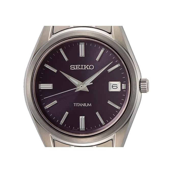 Seiko Classic Titanium Men's Quartz Watch SUR373P1