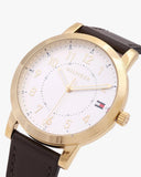 TOMMY HILFIGER Analogue Watch with Leather Strap TH1791751W / NETH1791751 - KRISHNA WATCH COMPANY