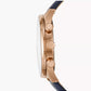 Fossil Sullivan Multifunction Navy Leather Watch - BQ2449