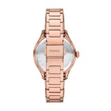 Fossil Gilmore Three-Hand Date Rose Gold-Tone Stainless Steel Watch  - ES5394