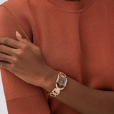 FOSSIL Harwell Three-Hand Rose Gold-Tone Stainless Steel Watch ES5328