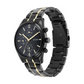 Titan Black and Gold Anthracite Dial Analog Stainless Steel Strap watch for Men 1805KM03