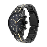 Titan Black and Gold Anthracite Dial Analog watch for Men - 1805KM03 - KRISHNA WATCH COMPANY