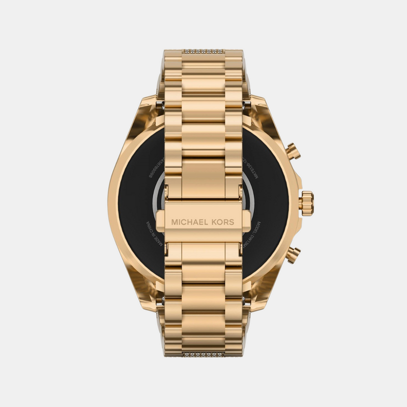 Gen 6 Bradshaw Pavé Gold-Tone Smartwatch MKT5136