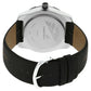 Fastrack Quartz Analog Silver Dial Leather Strap Watch for Guys - 3015AL01