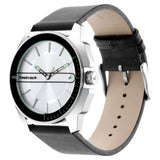FASTRACK WEAR YOUR LOOK WITH SILVER DIAL LEATHER WATCH - 3089SL15 - KRISHNA WATCH COMPANY