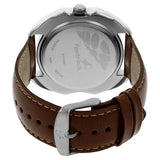 Fastrack Quartz Analog White Dial Leather Strap Watch for Guys 3117SL01