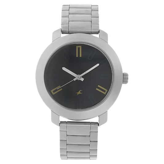 Fastrack BLUE DIAL SILVER STAINLESS STEEL STRAP WATCH 3120SM02