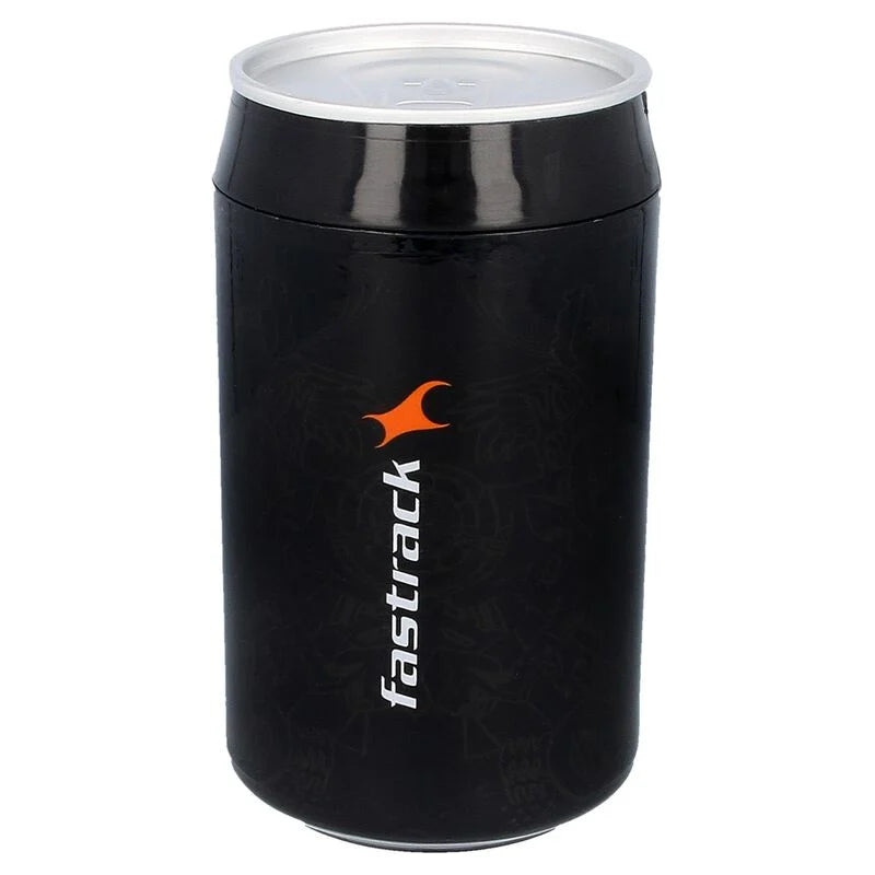 Fastrack Quartz Analog Black Dial Leather Strap Watch for Guys NR3121SL01