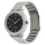 Fastrack BLACK DIAL SILVER STAINLESS STEEL STRAP WATCH 3121SM02