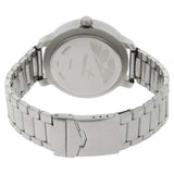 Fastrack BLACK DIAL SILVER STAINLESS STEEL STRAP WATCH 3121SM02