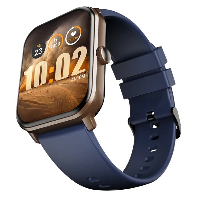 GOBOULT Dive Plus Bluetooth Calling Android OS Smartwatch (46.9mm HD Display, Multiple Watch Faces, Denim Blue Strap)