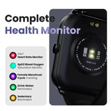 GOBOULT Dive Plus Bluetooth Calling Android OS Smartwatch (46.9mm HD Display, Multiple Watch Faces, Denim Blue Strap)