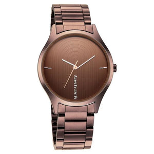 Fastrack Style Up Quartz Analog Brown Dial Stainless Steel Strap Watch for Guys NS3184QM02 - KRISHNA WATCH COMPANY